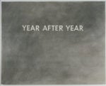 Year after Year 1973 Gunpowder on paper UBS Art Collection ©Ed Ruscha. Courtesy of the artist and Gagosian. Il sogno americano nelle opere di Ed Ruscha al Louisiana Museum of Modern Art. Le immagini