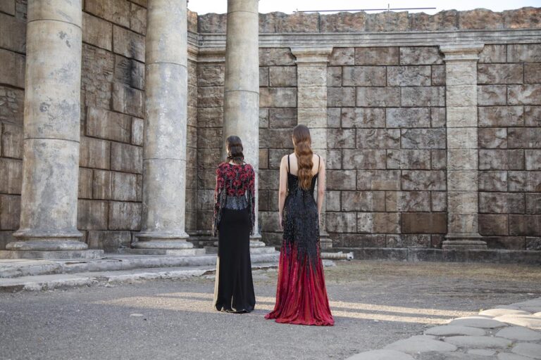 12 photo credit Skino Ricci Nasce a Roma la Fondazione Renato Balestra. Celebra, dopo la sfilata tributo, la maison italiana