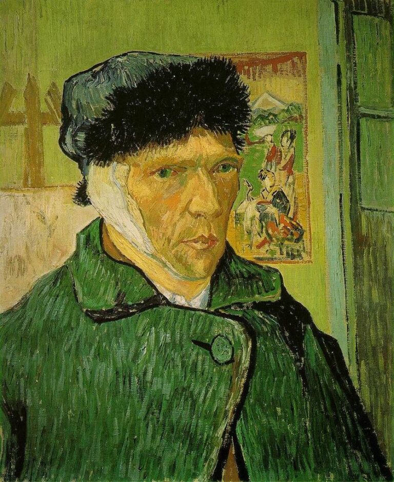 Vincent van Gogh (1853-1890) Self-Portrait with Bandaged Ear, 1889. Oil on canvas 60.5 x 50 cm The Courtauld Gallery (The Samuel Courtauld Trust), London