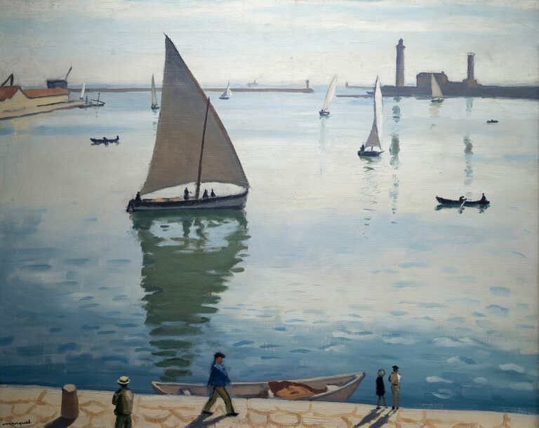 Albert Marquet, Velieri a Sète, 1924 © Musée Paul Valéry