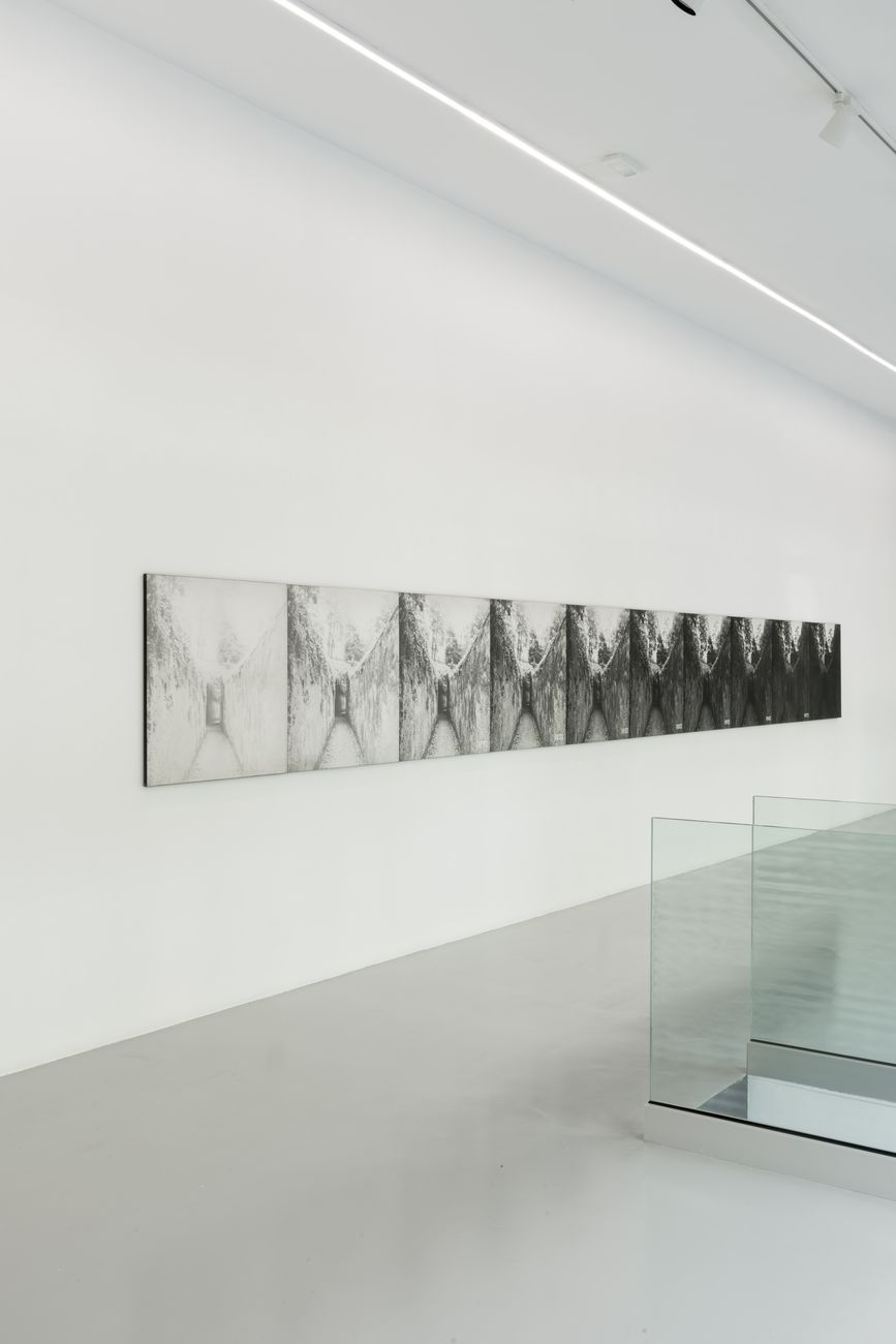 Aldo Tagliaferro, Identificazione di una variabile oggettiva temporale, 1973. Installation view at Osart Gallery, Milano 2018. Photo Max Pescio