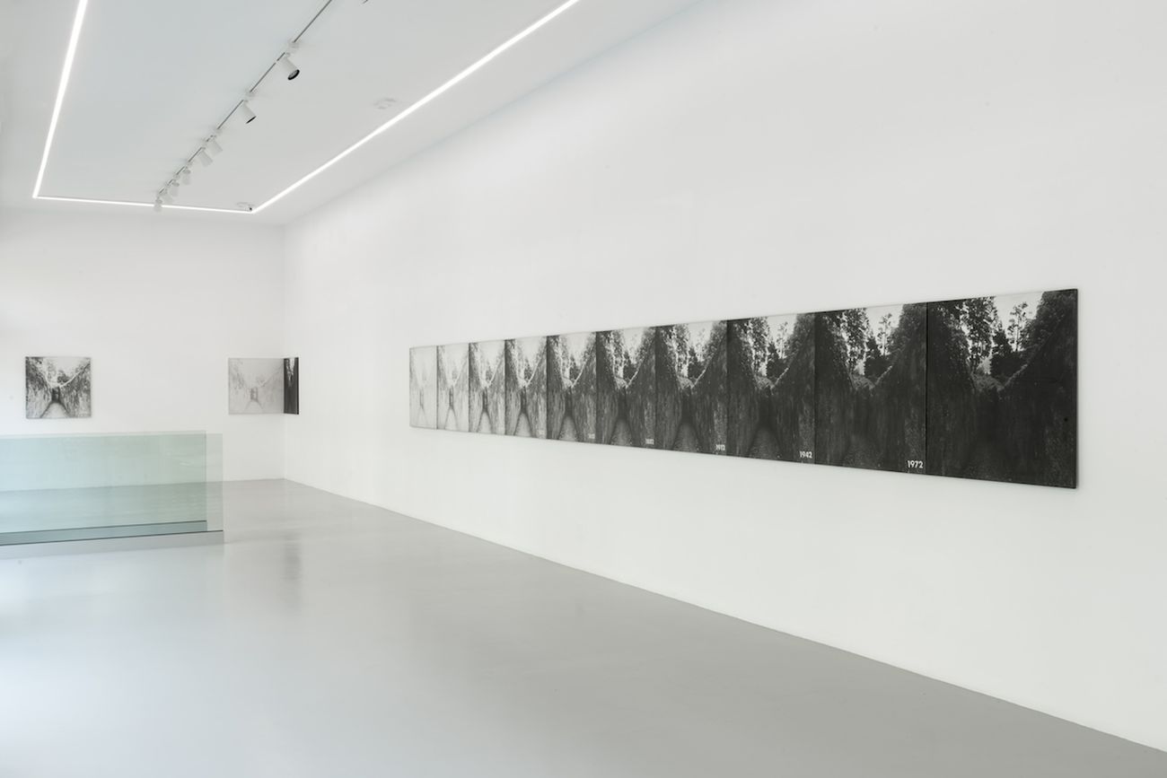 Aldo Tagliaferro, Identificazione di una variabile oggettiva temporale, 1973. Installation view at Osart Gallery, Milano 2018. Photo Max Pescio
