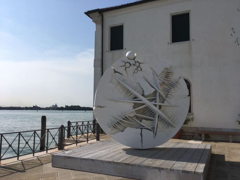Arnaldo Pomodoro, Il disco in forma di Rosa del deserto. San Servolo, Venezia