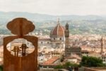 Eliseo Mattiacci, Totem con nuvola, 1996. Forte di Belvedere, Firenze 2018. Photo Simona Fossi