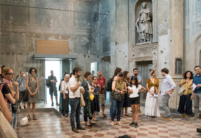 Erjon Nazeraj, Habitus, exhibition view at Oratorio di San Quirino, Parma 2018