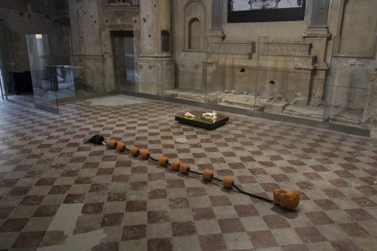 Erjon Nazeraj, Habitus, exhibition view at Oratorio di San Quirino, Parma 2018