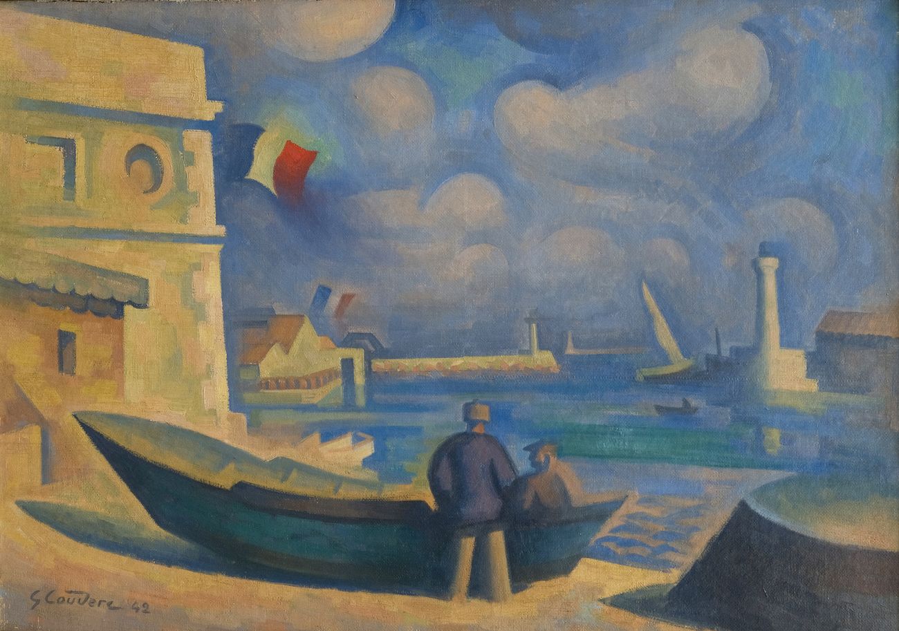 Gabriel Couderc, L’ingresso al porto di Sète, 1942 © Musée Paul Valéry