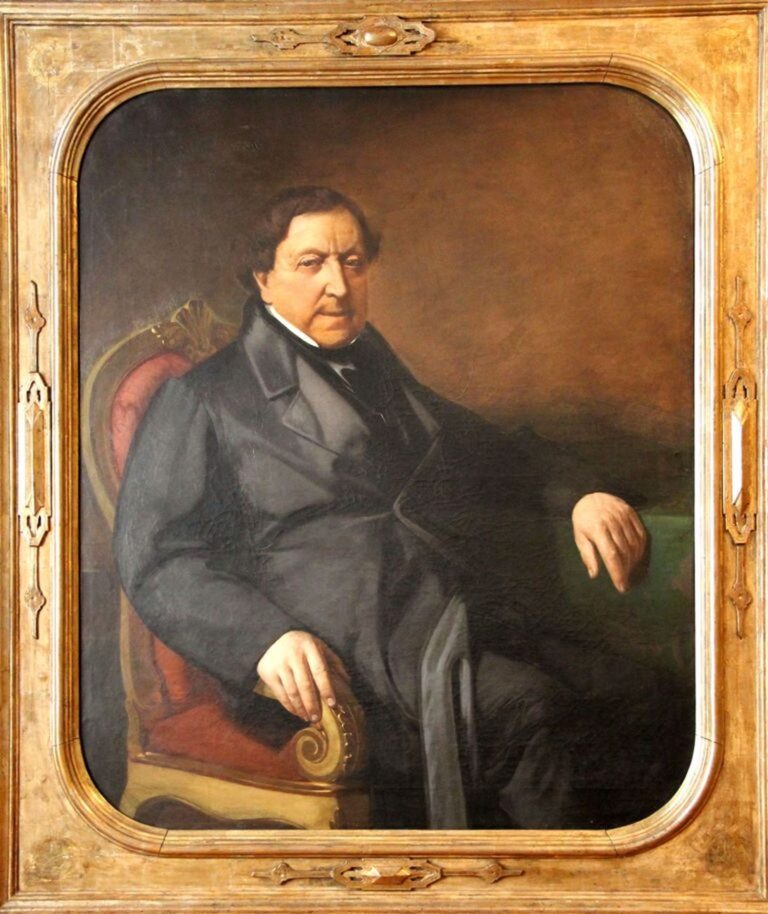 Giovanni Pierpaoli, Ritratto di Gioachino Rossini. Civiche Raccolte d’Arte di Palazzo Marliani di Busto Arsizio