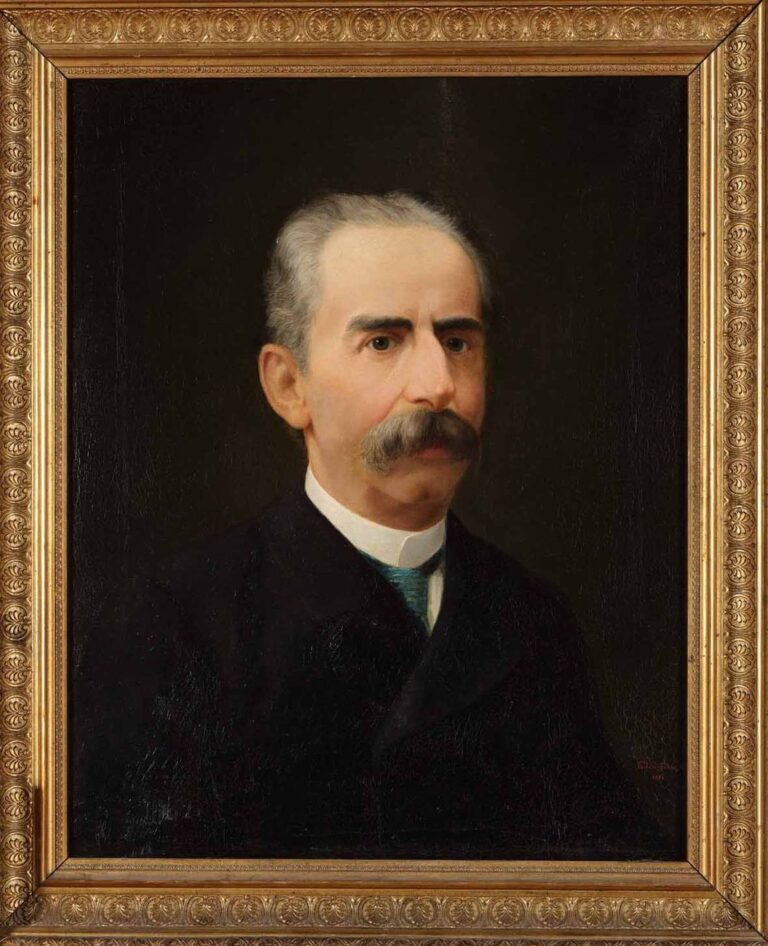 Giuseppe Lorenzoni, Ritratto del Segretario Girolamo Fabris, 1886
