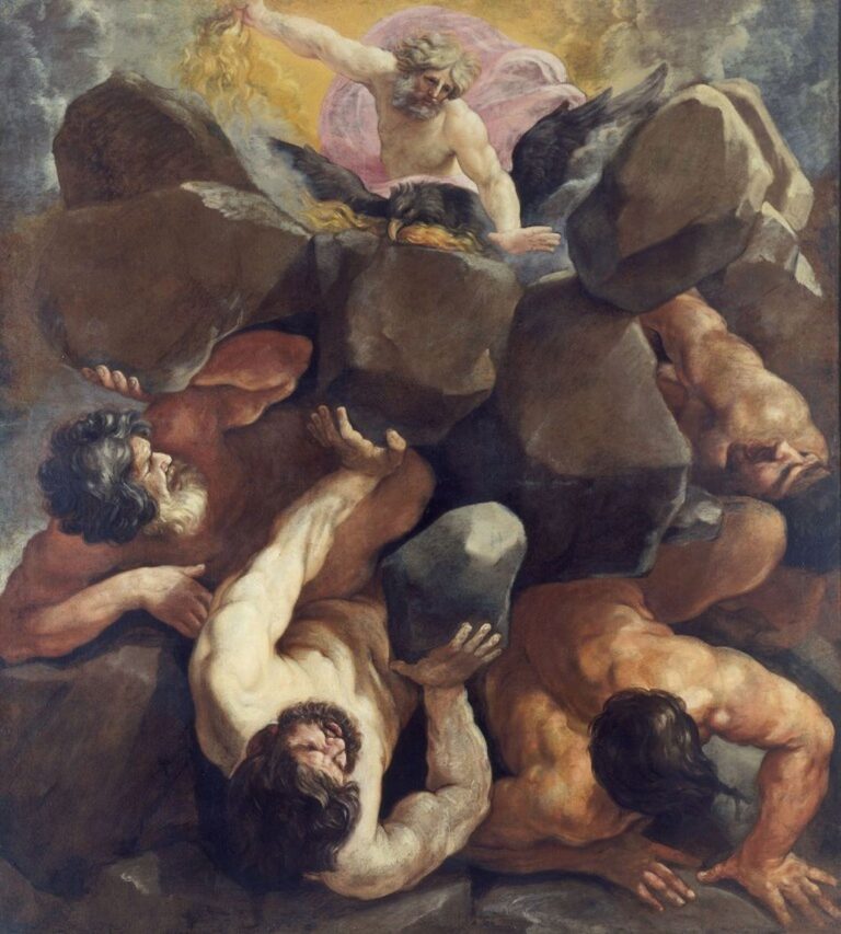 Guido Reni, Caduta dei Giganti, 1640-42. Collezione Hercolani Rossini