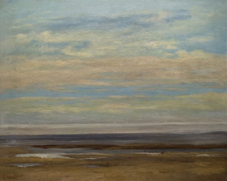 Gustave Courbet, Mare calmo a Palavas, 1857 © Musée Paul Valéry