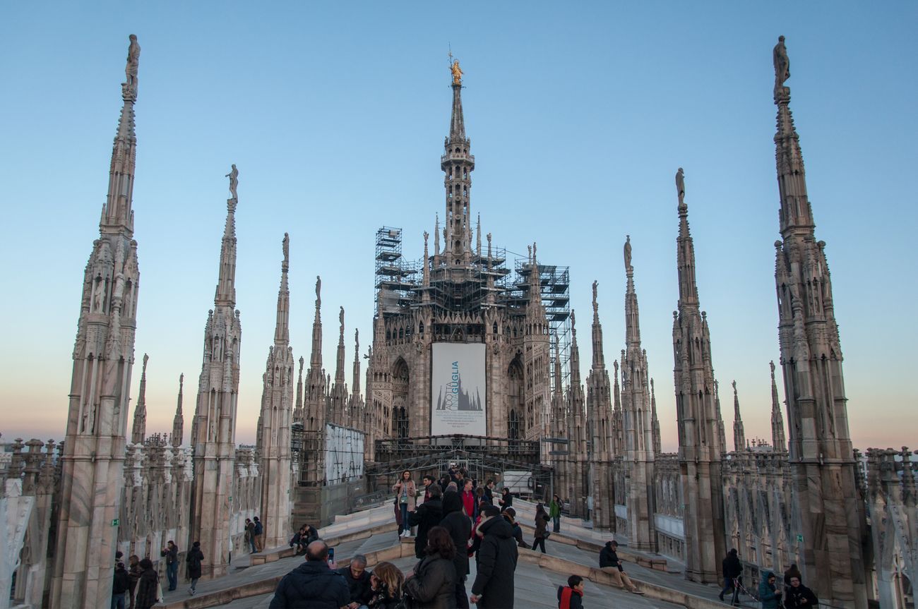 Il tetto del Duomo di Milano. Photocredits Irene Fanizza