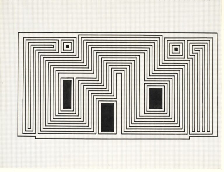 Josef Albers, Study for Sanctuary, 1941-42 ca. The Josef and Anni Albers Foundation © Josef Albers, by SIAE 2018