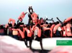 La campagna Benetton di Oliviero Toscani sui migranti, estate 2018. Foto di Kenny Karpov