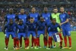 La nazionale francese con tanti giocatori di origini africane