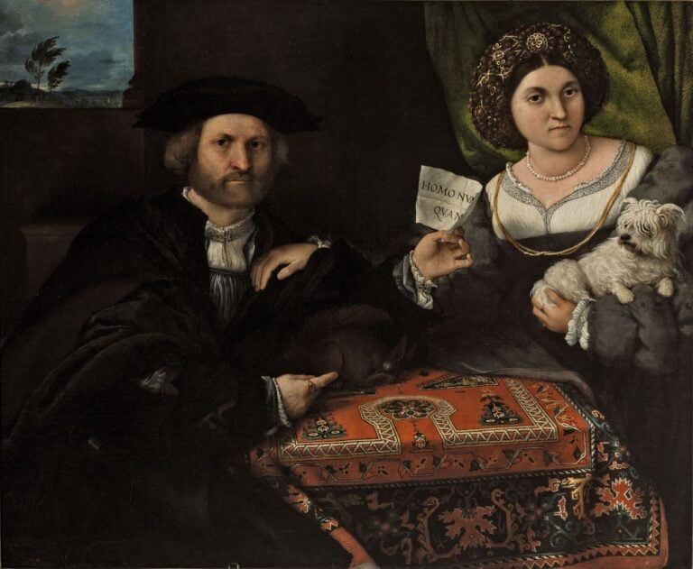 Lorenzo Lotto, Ritratto di matrimonio, 1523. Bergamo, Accademia Carrara