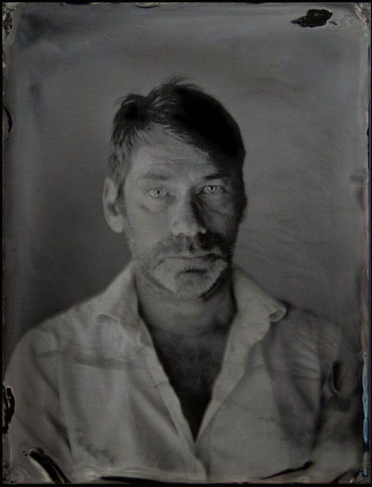 Mat Collishaw, Wet Collodion, (Selfportrait). Courtesy the artist and Blain Southern