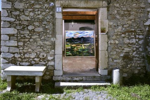 Matteo Fato, exhibition view, Straperetana 2018, photo Gino Di Paolo