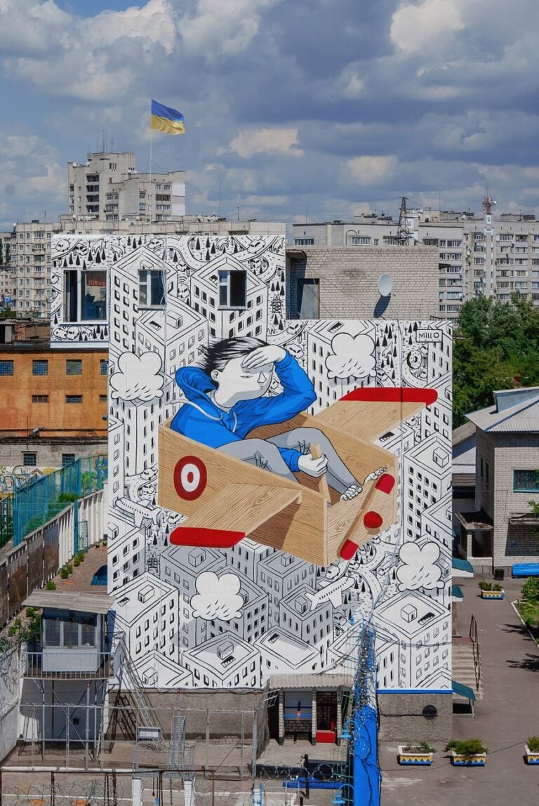 Millo, Kremenchuk, Ucraina, 2017. Photocredits Millo (Francesco Camillo Giorgino) e Eleonora Avino