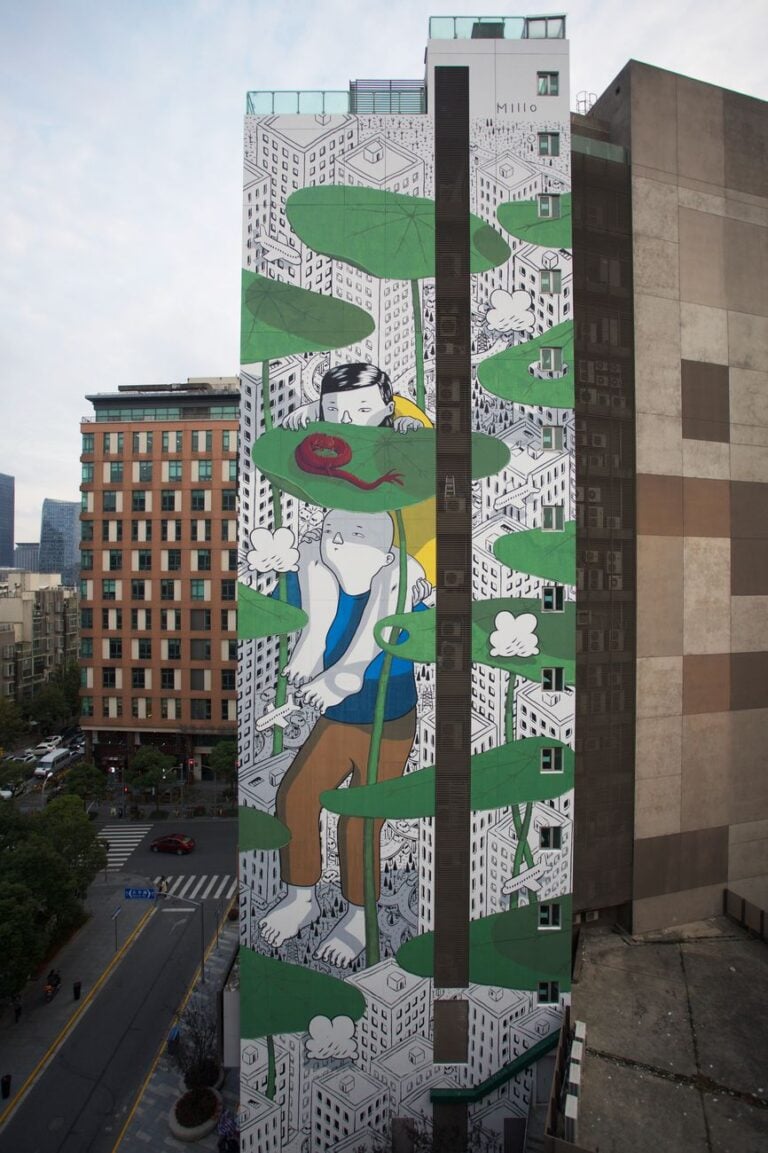 Millo, Shanghai, 2017. Photocredits Millo (Francesco Camillo Giorgino) e Eleonora Avino