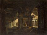 Pelagio Palagi, Capriccio architettonico, collezione privata, 1795-1800, olio su tela