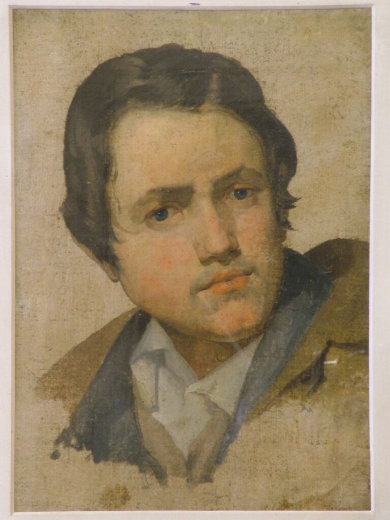 Pelagio Palagi, Ritratto di giovane, Collezioni d'Arte e di Storia della Fondazione Cassa di Risparmio in Bologna, 1815 ca., olio su cartone