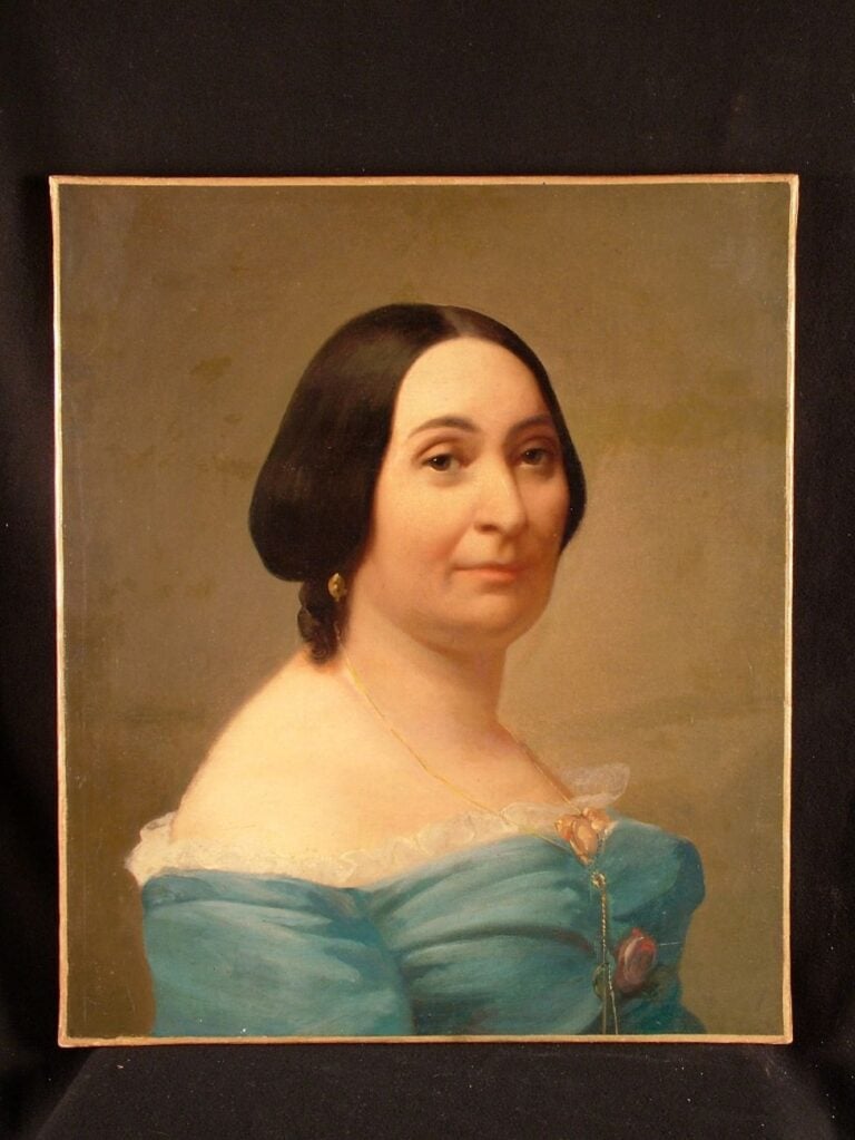 Pelagio Palagi, Ritratto femminile (Signora Veratti), Collezioni d'Arte e di Storia della Fondazione Cassa di Risparmio in Bologna, 1830-1831 ca., olio su tela