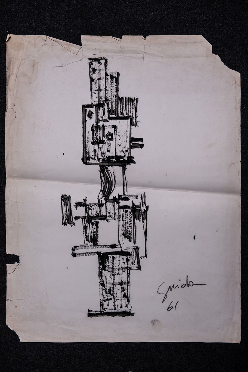 Pietro Guida, Disegno, 1961. Photo Antonio Leo