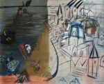 Raoul Dufy, Il cargo nero a Sainte Adresse, 1949-52 © Musée Paul Valéry