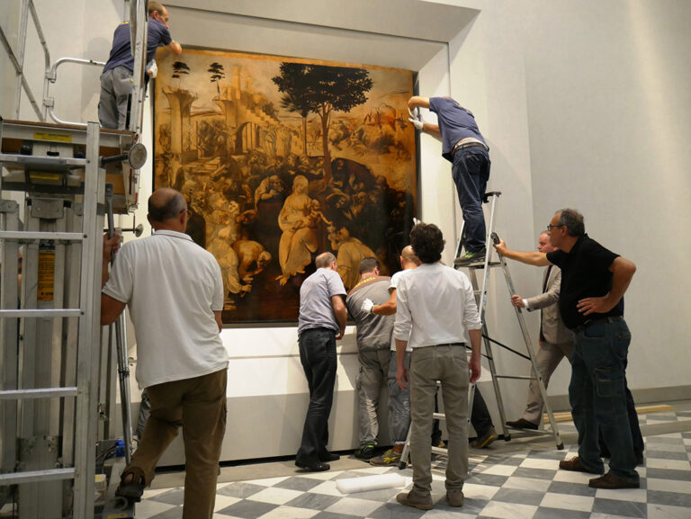 Uffizi, Sala 35 - Nuova sala di Leonardo. Courtesy Gallerie degli Uffizi