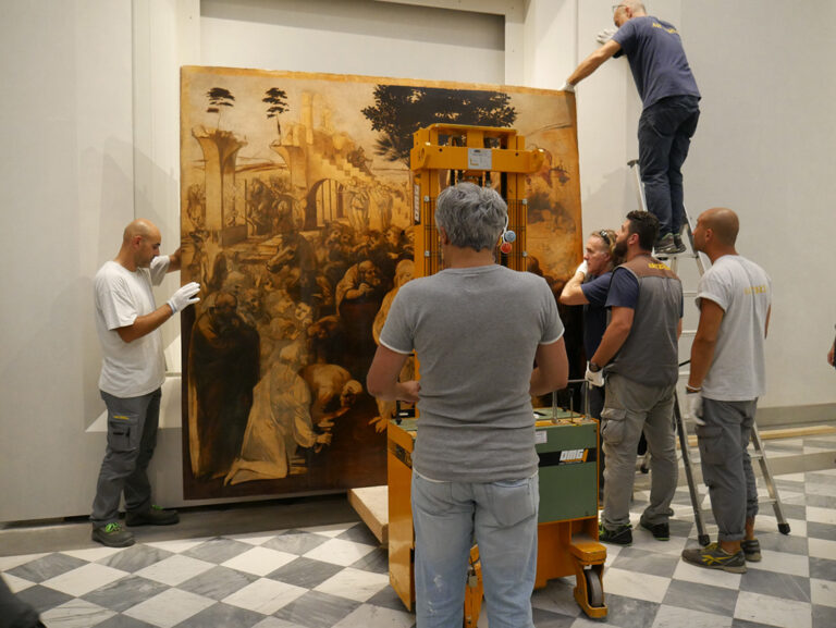 Uffizi, Sala 35 - Nuova sala di Leonardo. Courtesy Gallerie degli Uffizi