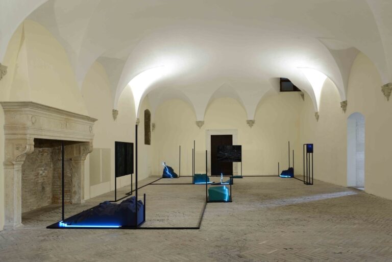 Silvia Mariotti, Tre notturni, exhibition view at Spazio K, Palazzo Ducale, Urbino 2018