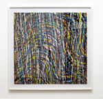 Sol LeWitt Wavy Brushstrokes, 1995, Gouache on paper, 61 x 60.5 inches (154.94 x 153.67 cm) (001312) archive number, Courtesy Alfonso Artiaco