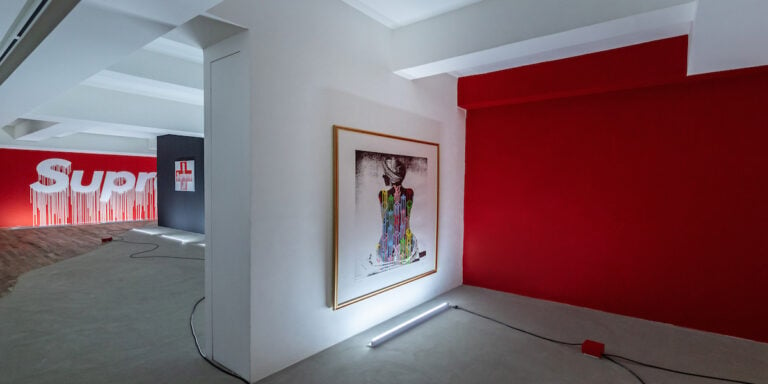 Supreme même, exhibition view at Over the Influence, Hong Kong 2018, courtesy the gallery