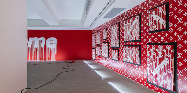 Supreme même, exhibition view at Over the Influence, Hong Kong 2018, courtesy the gallery