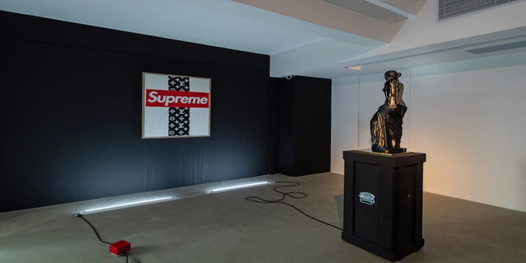 Supreme même, exhibition view at Over the Influence, Hong Kong 2018, courtesy the gallery