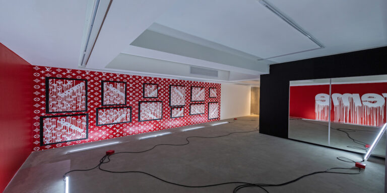 Supreme même, exhibition view at Over the Influence, Hong Kong 2018, courtesy the gallery
