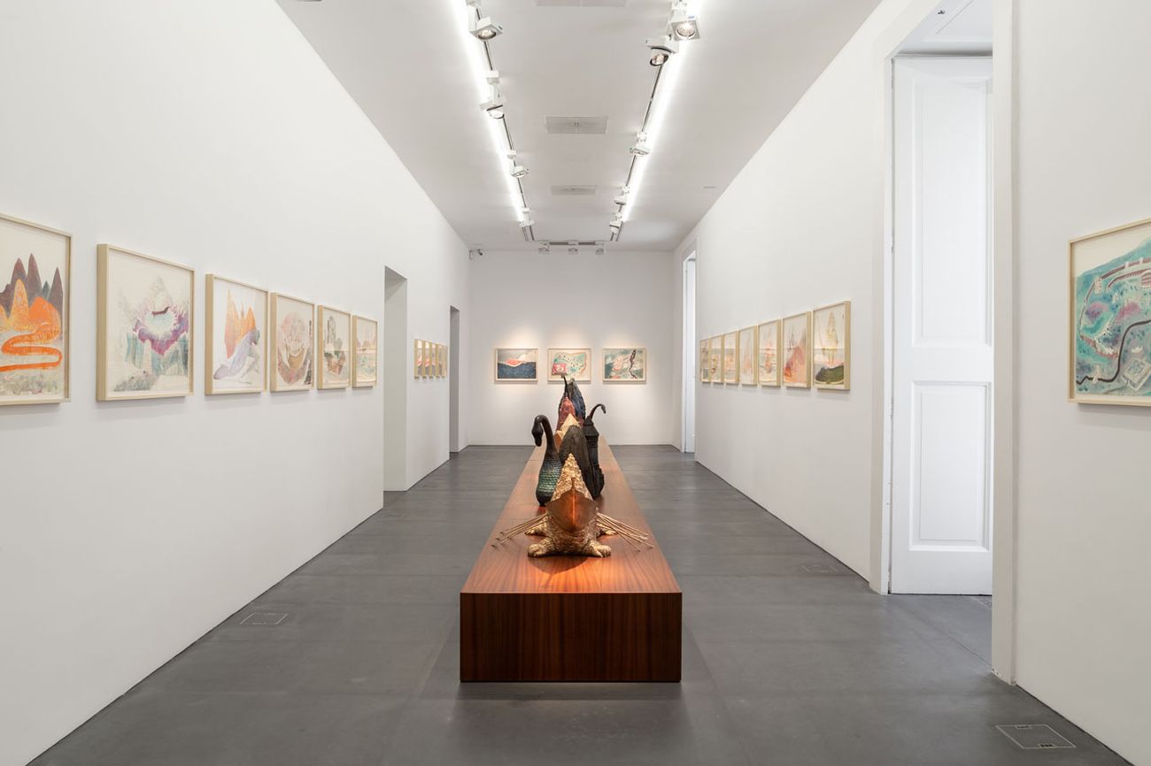 Wael Shawky, exhibition view at Lia Rumma, Napoli 2018