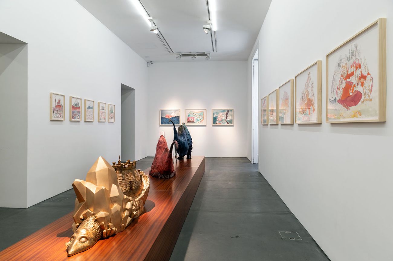 Wael Shawky, exhibition view at Lia Rumma, Napoli 2018
