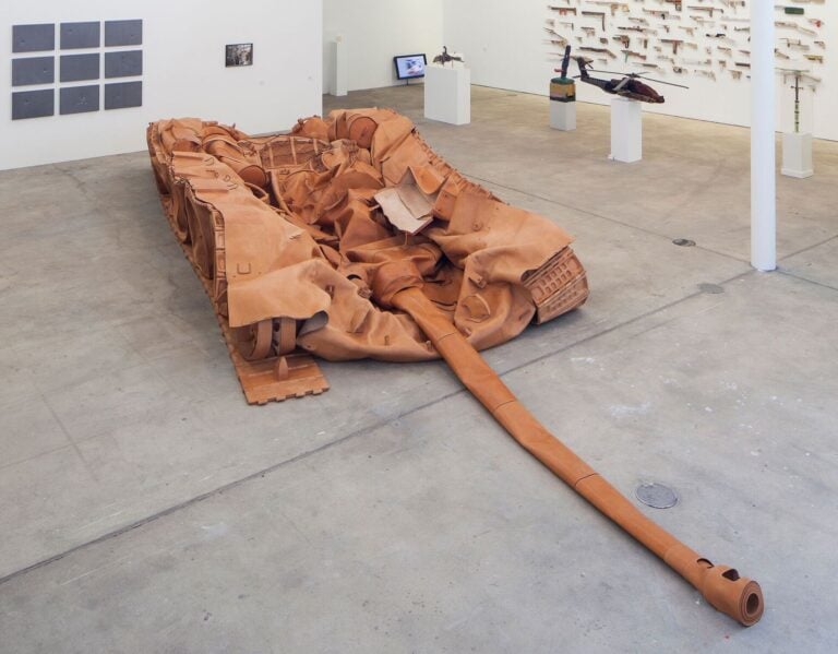 HE Xiangyu. TANK (the tank project), 2011-2013, leather copyright the artist courtesy Sigg Collection