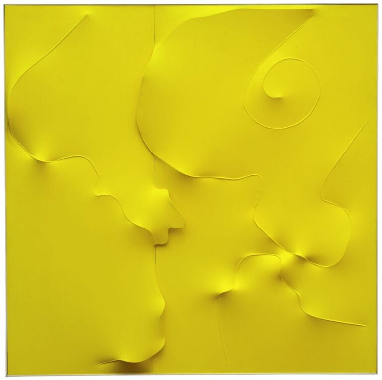 Agostino Bonalumi, Giallo, 1996