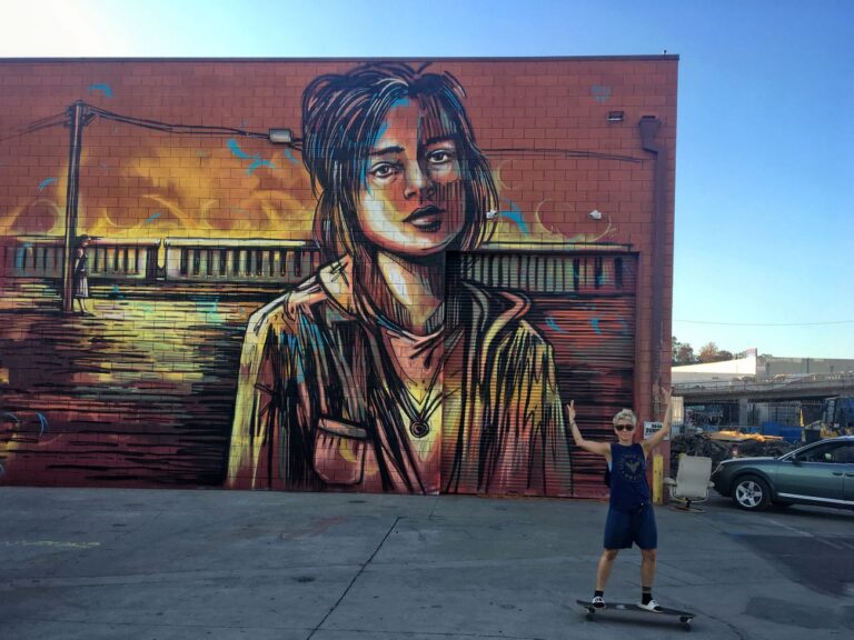 Alice Pasquini, Los Angeles, 2017