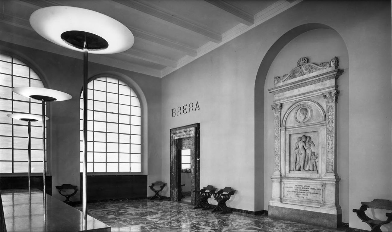 Brera ricostruita. L’ingresso e le sale inaugurate il 9 giugno 1950. Milano, Laboratorio fotoradiografico della Pinacoteca di Brera