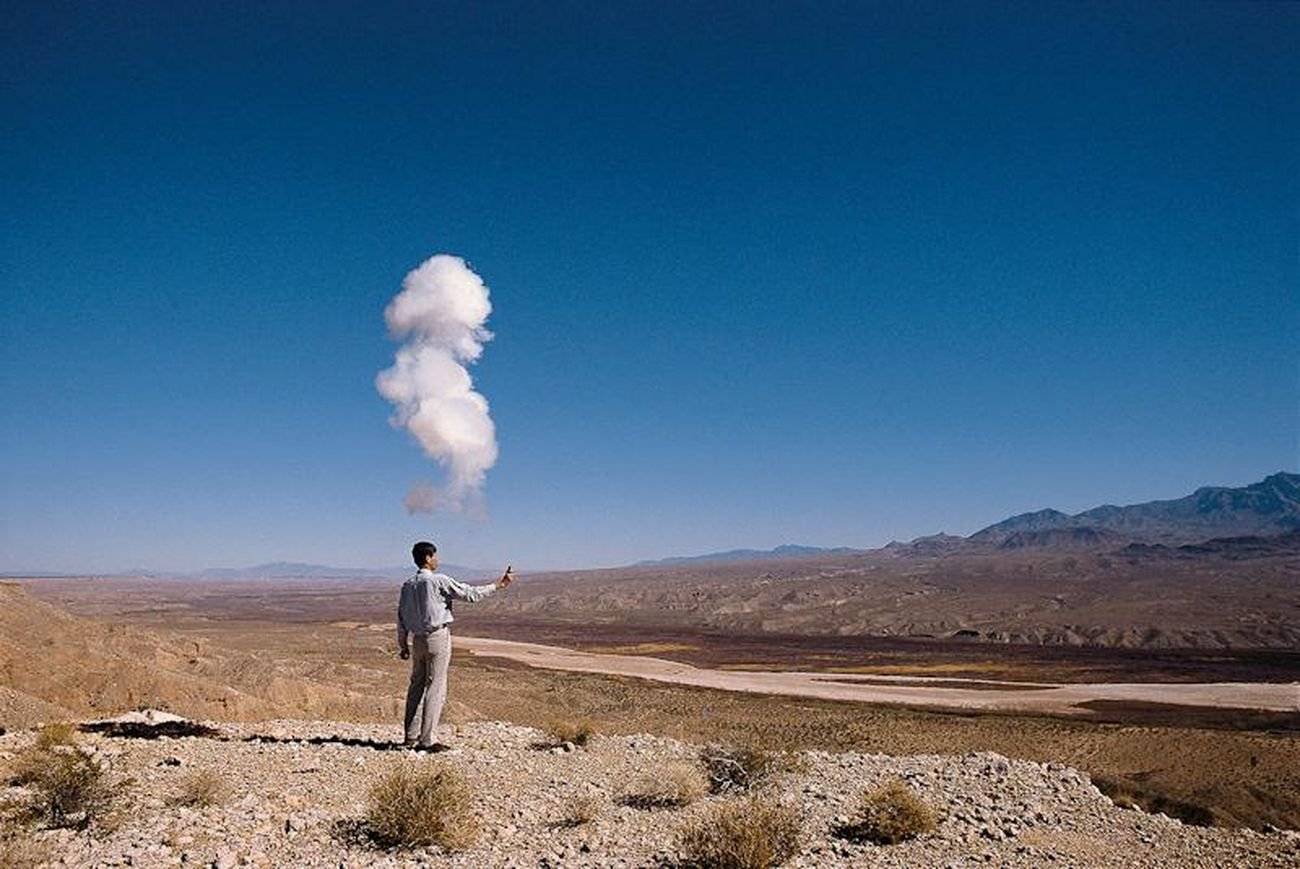 Cao Guo Qiang, The Century with Mushroom Clouds, Nevada, 1996