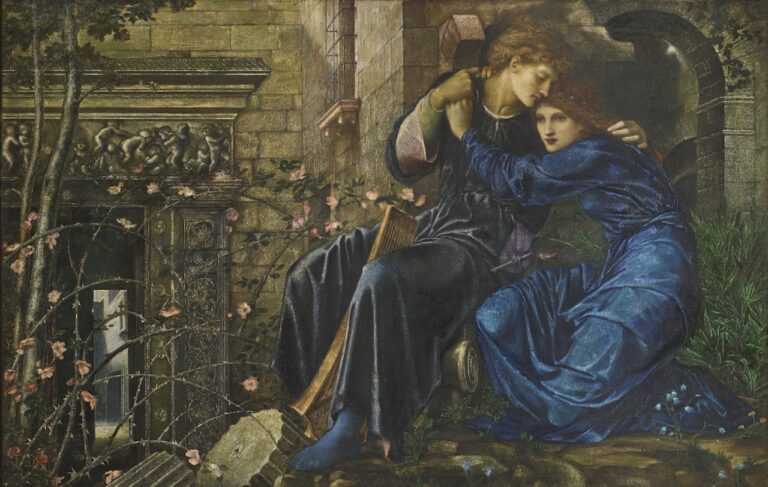 Edward Burne Jones Love Among the Ruins 1870 3 Private collection 1200x761 Londra: alla Tate Britain una mostra dell’artista preraffaellita Edward Burne-Jones. Le immagini