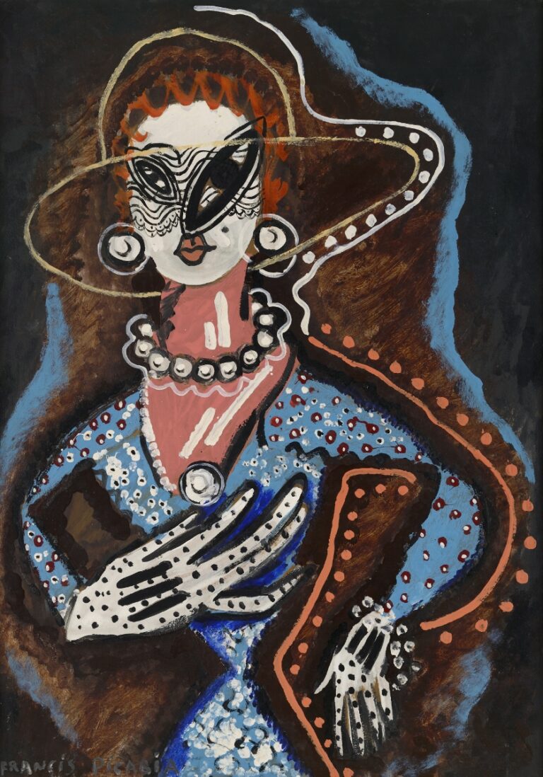 Francis Picabia, La Femme au monocle, Collection particulière © ADAGP, Paris 2018