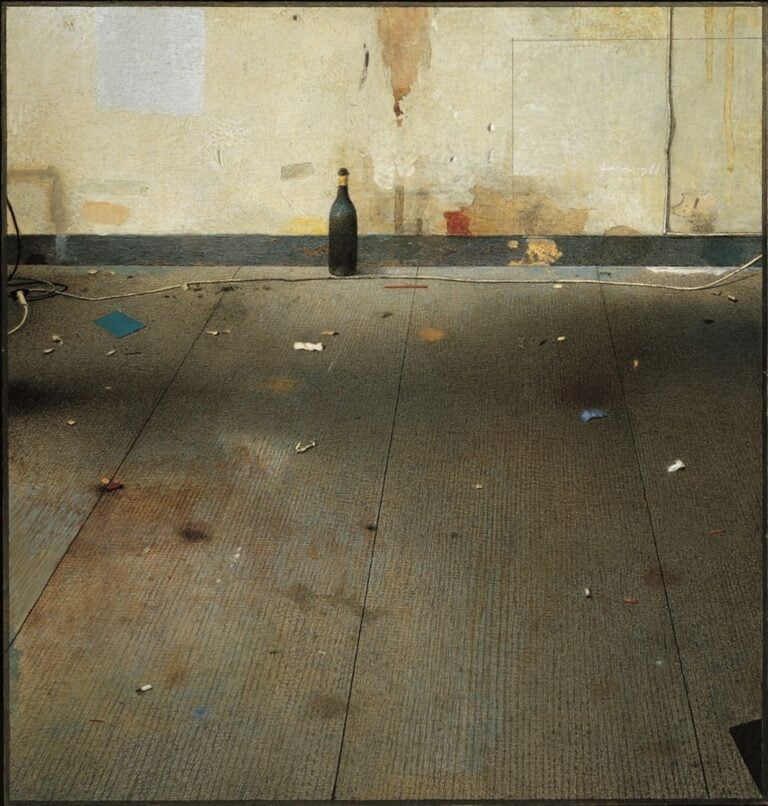 Gianfranco Ferroni, Analisi di un pavimento - Milano, 1983, collezione privata