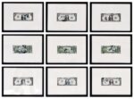 Giulio Cassanelli, 11 Banknotes #23-31, 2017