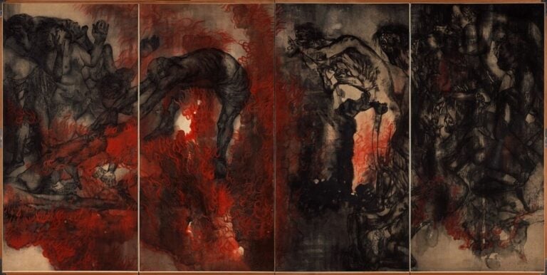 Iri & Toshi Maruki, The Hiroshima Panels. II, Fire, 1950