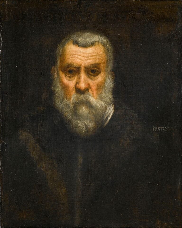 Jacopo Tintoretto, Autoritratto, 1588 ca. Parigi, Musée du Louvre ‒ Départment des Peintures